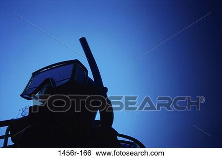 blue, mask, silhouette, sports, water sports, diving View Large Photo Image Stock Photograph - blue, mask, silhouette, sports, water sports, diving. Fotosearch