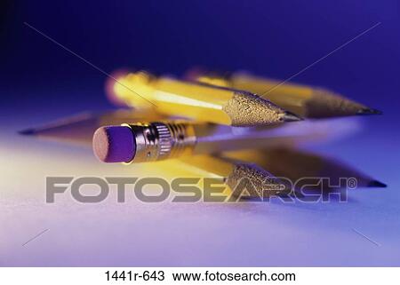 Stock Image - blur, business, still life, stack, pencils, Business still lifes various. Fotosearch