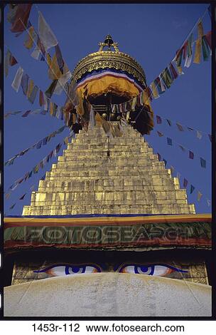 Bodhnath, Kathmandu, Nepal View Large Photo Image Stock Image - Bodhnath, Kathmandu, Nepal. Fotosearch