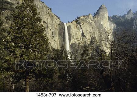 Bridalveil Falls, Yosemite National Park, California, USA View Large Photo Image Stock Photo - Bridalveil Falls, Yosemite National Park, California, USA. Fotosearch