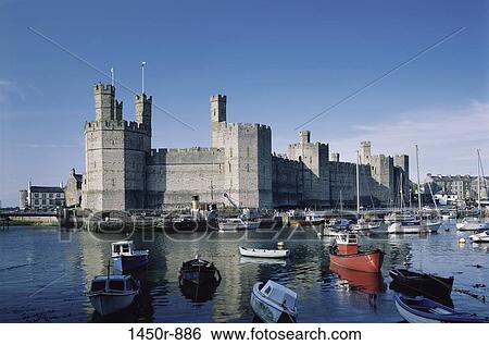 Caernarvon Castle, Gwynedd, Wales View Large Photo Image Stock Photograph - Caernarvon Castle, Gwynedd, Wales. Fotosearch