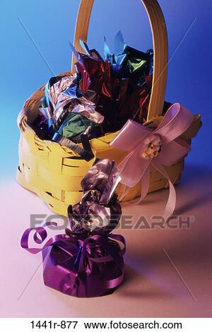 candy, wrapped, basket, gift, present, snack, food View Large Photo Image Stock Photo - candy, wrapped, basket, gift, present, snack, food. Fotosearch
