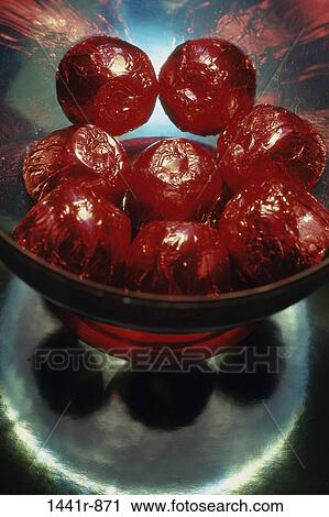 candy, wrapped, bowl, individual, reflecting, snack, food View Large Photo Image Stock Image - candy, wrapped, bowl, individual, reflecting, snack, food. Fotosearch