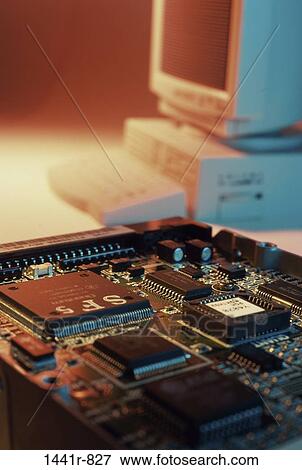 computer, circuit board, computer chips, component, part, Computer elements View Large Photo Image Stock Photo - computer, circuit board, computer chips, component, part, Computer elements. Fotosearch