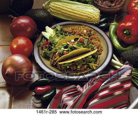 corn, tacos, onions, tomato, peppers, Spanish View Large Photo Image Stock Photography - corn, tacos, onions, tomato, peppers, Spanish. Fotosearch
