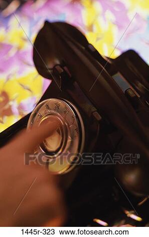 Stock Image - dial, dialing, industry, telephone, phone, communication. Fotosearch