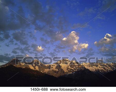 Stock Photo - Eiger, Munch, and Jungfrau Mountains, Switzerland. Fotosearch