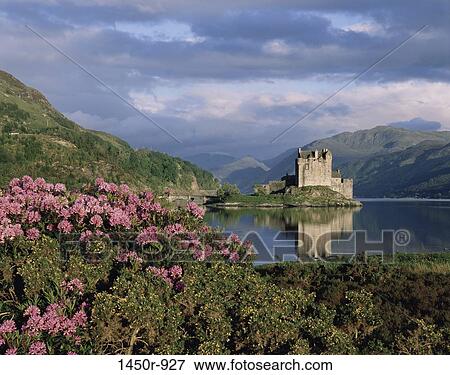Stock Photo - Eilean Donan Castle, Loch Duich, Scotland. Fotosearch