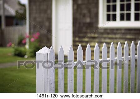 fence, home, exterior, lawn, building, residential, architecture View Large Photo Image Stock Image - fence, home, exterior, lawn, building, residential, architecture. Fotosearch