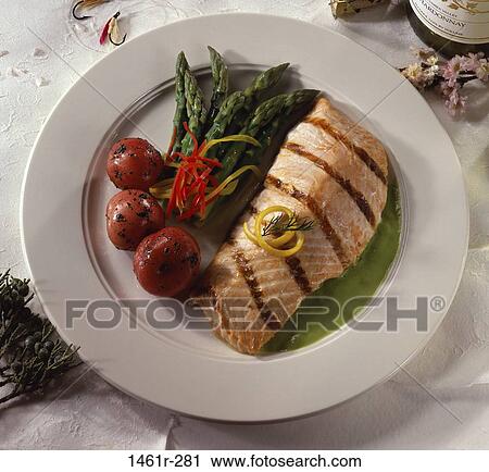 fish, asparagus, food, still life, meat View Large Photo Image Stock Image - fish, asparagus, food, still life, meat. Fotosearch