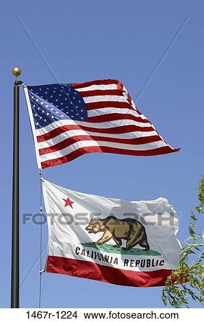 flags, windy, Americana, California, flying, waving, American View Large Photo Image Picture - flags, windy, Americana, California, flying, waving, American. Fotosearch