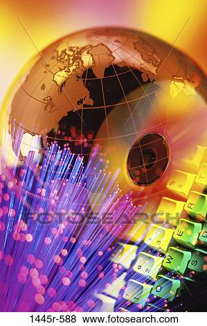 , industry, keyboard, world, globe, technology, bright View Large Photo Image Stock Photo - , industry, keyboard, world, globe, technology, bright. Fotosearch