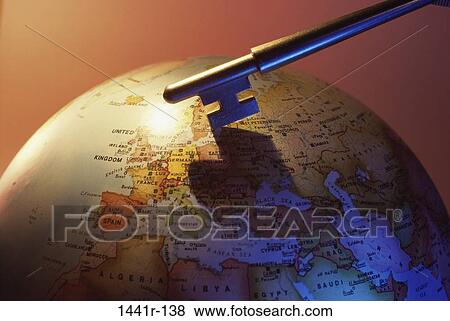key, globe, global, still life, security, Still lifes various View Large Photo Image Stock Photo - key, globe, global, still life, security, Still lifes various. Fotosearch