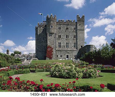 Kilkea Castle, Ireland View Large Photo Image Stock Image - Kilkea Castle, Ireland. Fotosearch