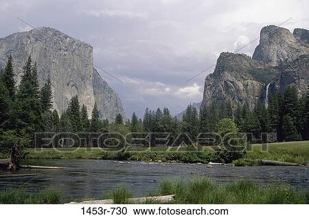 Stock Image - Merced River, Yosemite National Park, California, USA. Fotosearch