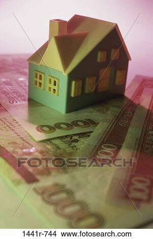 money, house, finance, still life, real estate, financial View Large Photo Image Picture - money, house, finance, still life, real estate, financial. Fotosearch