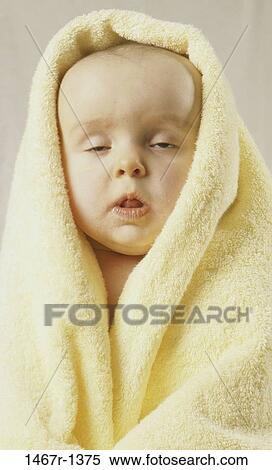 baby covering towel