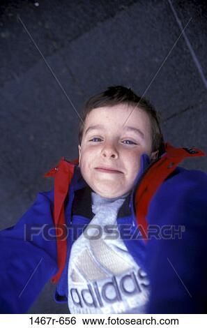 people, boy, outdoors, jacket, child, brunette, grinning View Large Photo Image Stock Photograph - people, boy, outdoors, jacket, child, brunette, grinning. Fotosearch