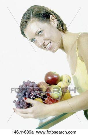 people, eating, grapes, woman, healthy, apple, fruit View Large Photo Image Stock Image - people, eating, grapes, woman, healthy, apple, fruit. Fotosearch