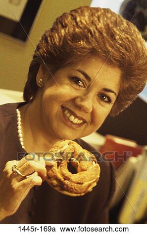 people, eating, woman, Hispanic, breakfast, Middle-aged, snack View Large Photo Image Stock Image - people, eating, woman, Hispanic, breakfast, Middle-aged, snack. Fotosearch