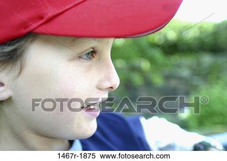 people, profile, hat, boy, outdoors, cap View Large Photo Image Stock Photography - people, profile, hat, boy, outdoors, cap. Fotosearch
