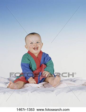 people, sitting, baby, laughing, robe, indoors View Large Photo Image Stock Image - people, sitting, baby, laughing, robe, indoors. Fotosearch
