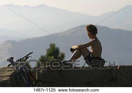 people, sitting, bicycle, outdoors, Middle-aged View Large Photo Image Stock Photography - people, sitting, bicycle, outdoors, Middle-aged. Fotosearch