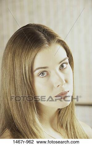 people, staring, serious, posing, brunette View Large Photo Image Stock Image - people, staring, serious, posing, brunette. Fotosearch