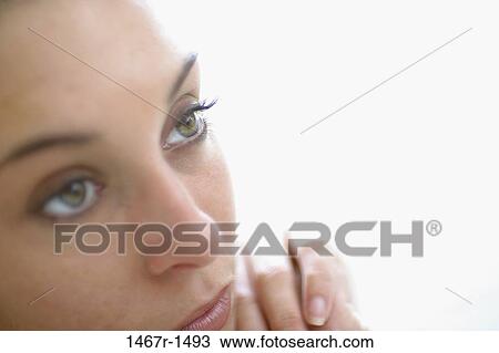 people, woman, contemplation, contemplating, thinking, gazing View Large Photo Image Stock Image - people, woman, contemplation, contemplating, thinking, gazing. Fotosearch