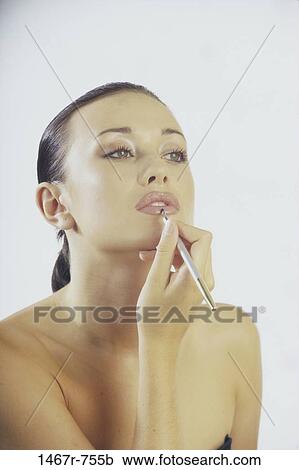 people, woman, face, concentration, brushing, mouth, concentrating View Large Photo Image Stock Image - people, woman, face, concentration, brushing, mouth, concentrating. Fotosearch