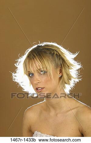 people, woman, staring, hair, blond, posing, stare View Large Photo Image Stock Image - people, woman, staring, hair, blond, posing, stare. Fotosearch