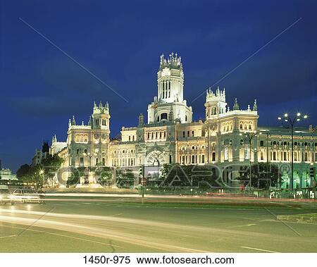Plaza de Cibeles, Madrid, Spain View Large Photo Image Stock Photography - Plaza de Cibeles, Madrid, Spain. Fotosearch