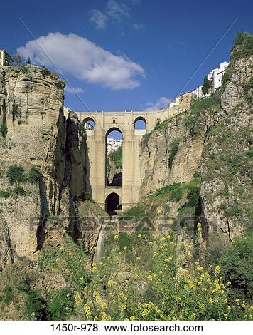 Puente Nuevo, Ronda, Spain View Large Photo Image Stock Photo - Puente Nuevo, Ronda, Spain. Fotosearch