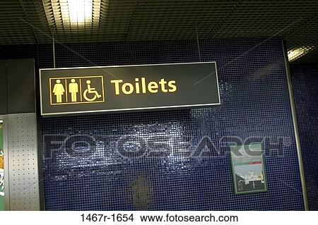 sign, bathroom, toilets, restroom, signage, restrooms View Large Photo Image Picture - sign, bathroom, toilets, restroom, signage, restrooms. Fotosearch