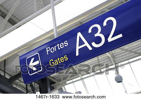 sign, pointing, gate, transportation, point, airplane View Large Photo Image Stock Image - sign, pointing, gate, transportation, point, airplane. Fotosearch