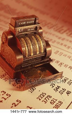 Stock Photo - small, industry, market, finance, stock market, cash, register. Fotosearch