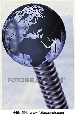 world, globe, distorted, spring, Earth, monochromatic View Large Photo Image Stock Image - world, globe, distorted, spring, Earth, monochromatic. Fotosearch