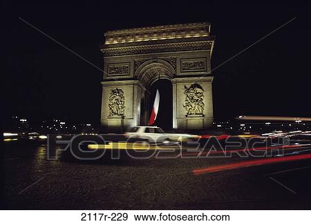 Stock Photo - Arc de Triomphe, Paris, France. Fotosearch