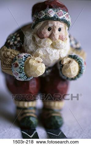 Stock Photo - Christmas, festive, ornament, still life, decoration, figurine. Fotosearch