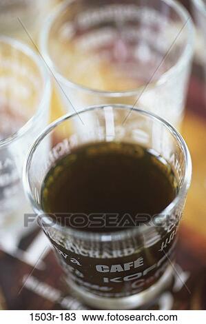 glasses, coffee, full, still life, detail, beverage View Large Photo Image Stock Image - glasses, coffee, full, still life, detail, beverage. Fotosearch