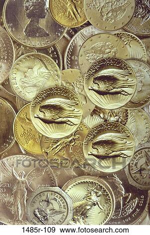 gold, finance, still life, pile, coins, financial View Large Photo Image Stock Photo - gold, finance, still life, pile, coins, financial. Fotosearch
