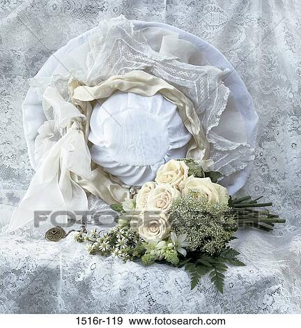 hat, flowers, flower, floral, lace, arrangement, bouquet View Large Photo Image Stock Photo - hat, flowers, flower, floral, lace, arrangement, bouquet. Fotosearch
