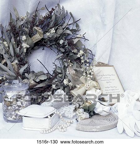 jewelry, gloves, gifts, wreath, wedding, still life View Large Photo Image Stock Image - jewelry, gloves, gifts, wreath, wedding, still life. Fotosearch