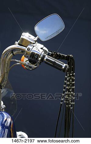 motorcycle, mirror, handlebars, handlebar, brake, Tassel View Large Photo Image Stock Photo - motorcycle, mirror, handlebars, handlebar, brake, Tassel. Fotosearch