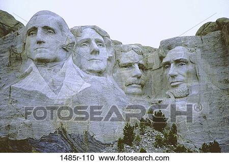 Stock Image - Mount Rushmore National Memorial, South Dakota, USA. Fotosearch