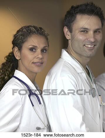 Picture - multiethnic, smiling, health, Middle-aged, posing, brunette. Fotosearch