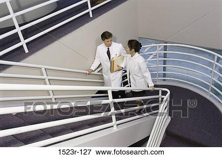 multiethnic, stairs, climbing, talking, discussion, stairway View Large Photo Image Stock Photo - multiethnic, stairs, climbing, talking, discussion, stairway. Fotosearch