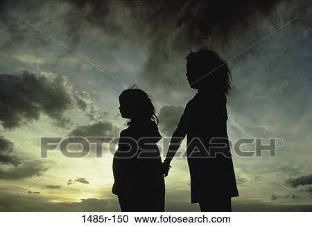 people, calm, silhouette, standing, outdoors, tranquility View Large Photo Image Stock Image - people, calm, silhouette, standing, outdoors, tranquility. Fotosearch