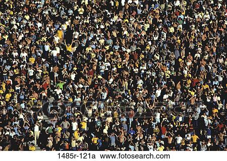 people, crowded, outdoors, crowd, spectators, overcrowded View Large Photo Image Stock Image - people, crowded, outdoors, crowd, spectators, overcrowded. Fotosearch