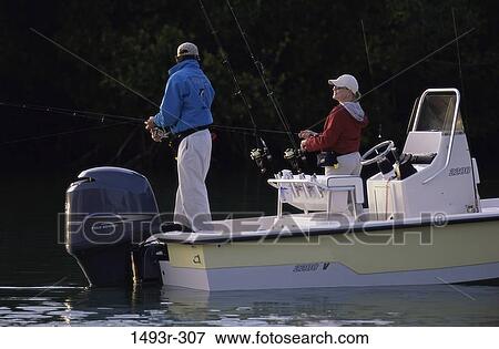 people, outdoors, sports, boat, fishing, straightforward View Large Photo Image Stock Photo - people, outdoors, sports, boat, fishing, straightforward. Fotosearch